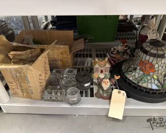 3224  Lamp Shade, Swivel, Decanter Lid, Tobacco Box 