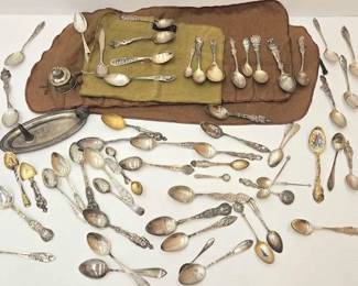 1810  Sterling Silver Spoons, 1,114g 