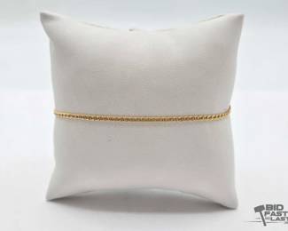 664  18k Gold Bracelet, 2.4g 