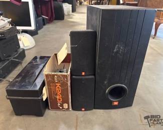 7048  JBL Speakers, AKG K240 Headphones, and CDs 
