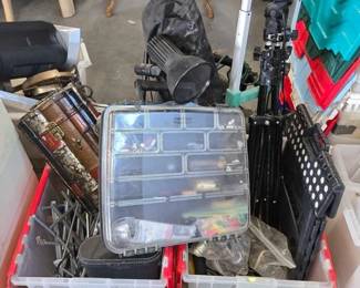 4890  Desk Lamp, Shoe Shining Box  More 