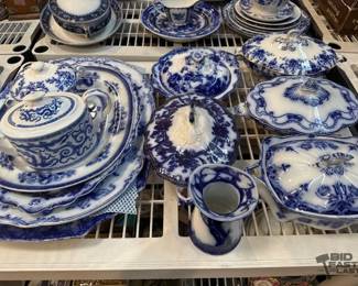 3258  Fine China Tureens, Serving Platters, Vase 