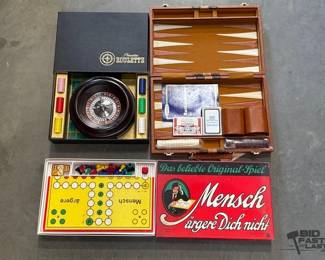 3186  Roulette, Backgammon and Mensch Games 