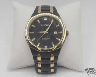 1118  Elgin Diamond Watch 