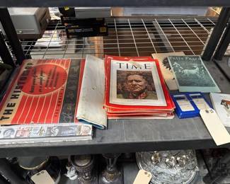 3026  Time Magazines, Histomaps, Patio Pages, Playing Cards  Post Cards 