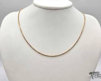732  14k Gold Chain, 3.4g 