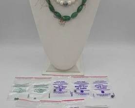 890  Pearl and Jade Necklaces 