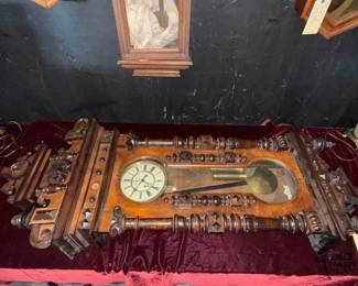 7514  Wall Hanging Regulator Clock 