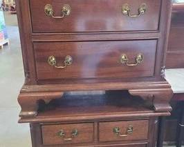 4136  2 Stickley Wooden Nightstands 