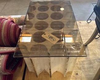 4850  Glass Top Table 