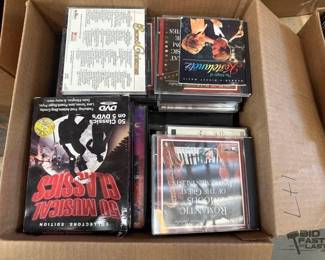 2902  Box of CDs 