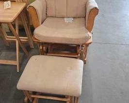 4776  Rocking Chair and Foot Rest 