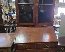 4606  Wooden Bureau Bookcase 