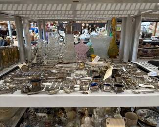 3218  Collector Spoons, Napkin Rings, Salt  Pepper Shakers and More 