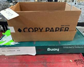 6303  3770 TV Wall Mount and Box of Hand Tools 