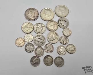 1400  90 Silver U.S. Coins, 103.1g 