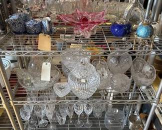 3196  Crystal and Glass Kitchenware 