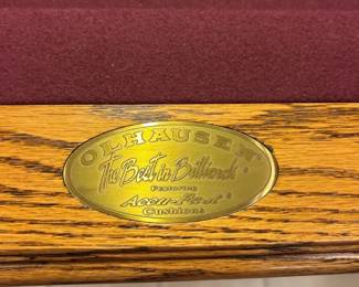 Lauren pool table in excellent shape