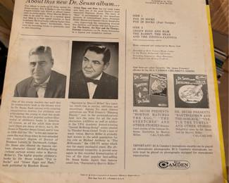 Vintage Dr. Seuss record album