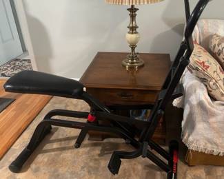 Exercise equipment throughout 