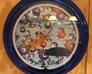 Billiards clock