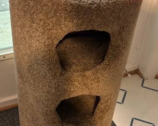 Cat tower and toys
