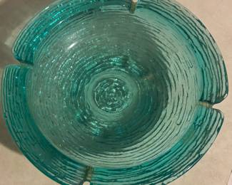 Vintage glass ashtray 