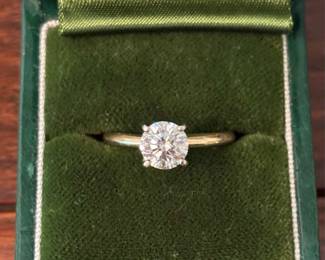 Diamond and 14KG engagement Ring