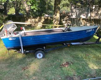 Mirro Craft Boat with Trailer - Not started