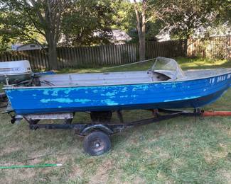 More TLC Needed but has a Johnson Motor