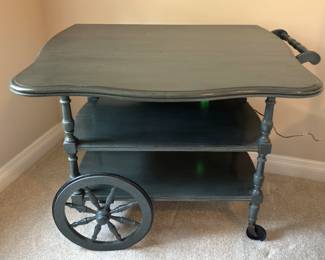 Cart on wheels.