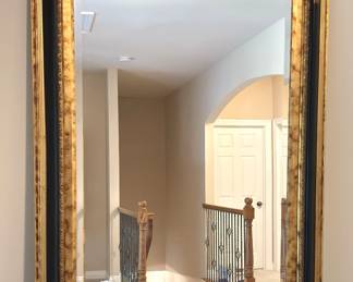 Ornate mirror.