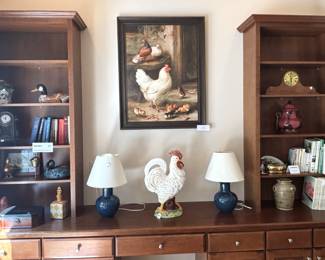 Lots of home decor, cookbooks, lamps and books to purchase.  All are reasonably priced.