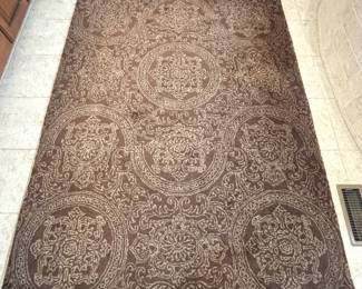 5' x 8' Handmade wool area rug, made in India. 
