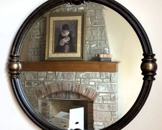 35" Round Mirror.