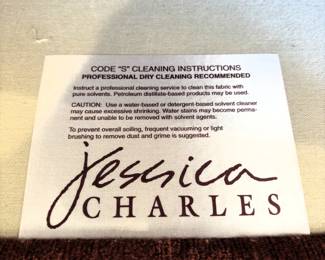 BUY IT NOW!     $250.00.       Jessica Charles Chair & Ottoman