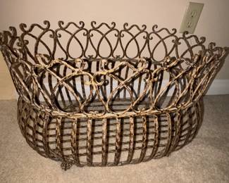 Wire basket.