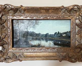 Beautiful framed painting.