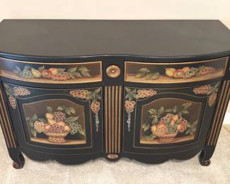 BUY IT NOW! $250.00. Painted Chest-Masterpiece Collection. Two drawers-Two doors.                                        52" W x 20" D x 34" L