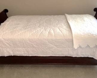 BUY IT NOW! $225.00. Twin Sleigh Bed w/Serta Mattress