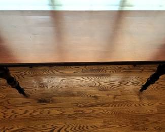 BUY IT NOW! $495.00. Ethan Allen table.                                 64" W x 38" D x 31" H.