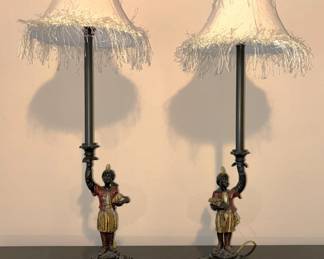 Pair of lamps.