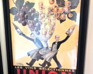 Framed UNION print.