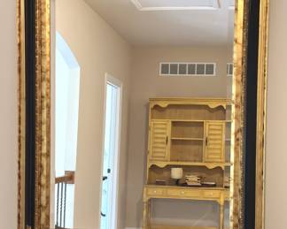 Ornate mirror.