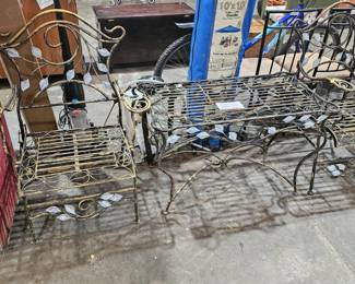 WROUGHT IRON PATIO FURNITURE