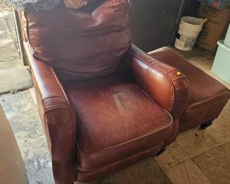 CHAIR AND OTTOMAN