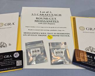 ROUND CUT MOISSANITES