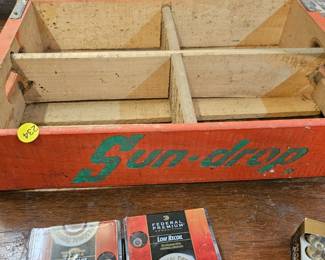 WOODEN SUNDROP CRATE