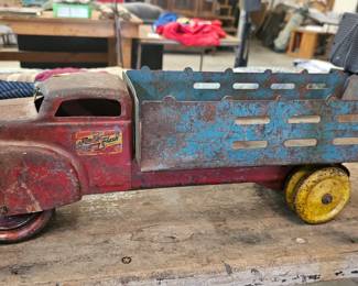 VINTAGE METAL TOY TRUCK