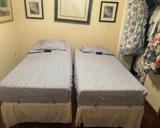 Twin Adjustable Bed Frame x2